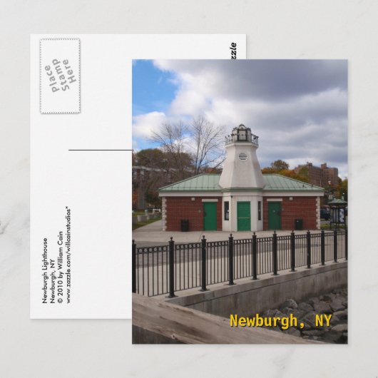 Newburgh Lighthouse Postkarte (Vorne/Hinten)
