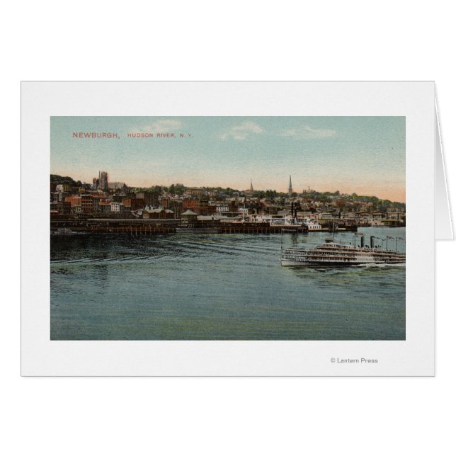 Newburgh, NY - Aussicht auf den Hudson River (Vorderseite (Horizontal))