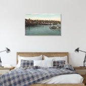 Newburgh, NY - Aussicht auf den Hudson River Leinwanddruck (Insitu (Schlafzimmer))