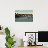 Newburgh, NY - Aussicht auf den Hudson River Poster (Heimbüro)