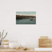 Newburgh, NY - Aussicht auf den Hudson River Poster (Küche)