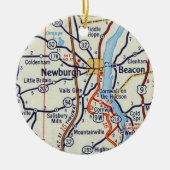 Newburgh NY Keramik Ornament (Vorne)