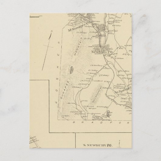 Newbury Postkarte (Vorderseite)