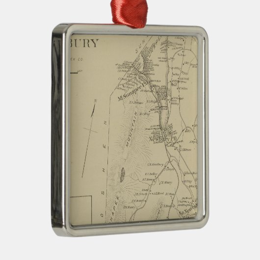 Newbury Silbernes Ornament (Rechts)