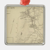 Newbury Silbernes Ornament (Vorne)