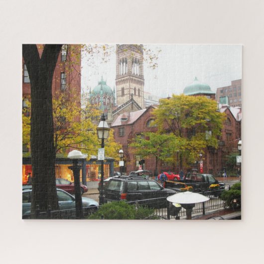 Newbury Street Boston Puzzle (Horizontal)