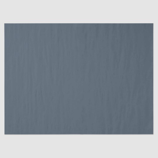 Newburyport Blue Solid Color Seidenpapier (Vorderseite)