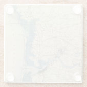 Newburyport, Massachusetts Glasuntersetzer (Rückseite)