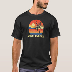 Newburyport Massachusetts Ma Summer US Cities Trop T-Shirt