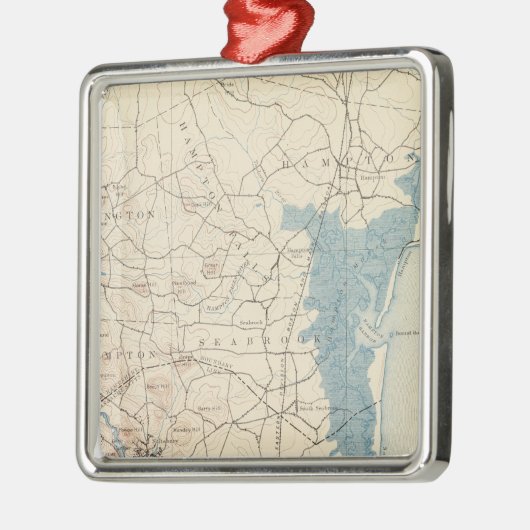 Newburyport, Massachusetts Silbernes Ornament (Links)