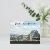 Newcastle-Ansicht Postkarte (Stehend Vorderseite)