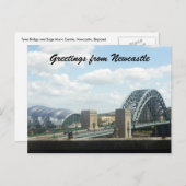 Newcastle-Ansicht Postkarte (Vorne/Hinten)