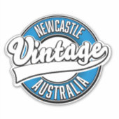 Newcastle australia Vintages Logo Aufkleber (Vorderseite)