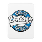 Newcastle australia Vintages Logo Magnet (Vertikal)