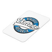 Newcastle australia Vintages Logo Magnet (Linke Seite)
