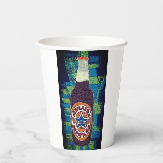 Newcastle Brawn Ale Pappbecher (Rückseite)