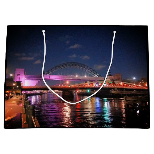 Newcastle bridges große geschenktüte (Vorderseite)