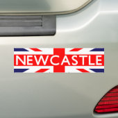 Newcastle: Britische Flagge Autoaufkleber (Auf Auto)