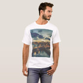 Newcastle, BRITISCHER kurzer Sleeved T - Shirt (Vorne ganz)