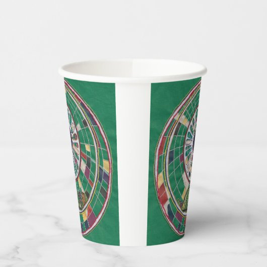 Newcastle-Brückenmuster Pappbecher (Links)