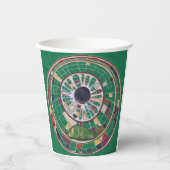 Newcastle-Brückenmuster Pappbecher (Vorderseite)