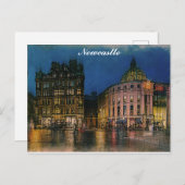 Newcastle England Artistic Postkarte (Vorne/Hinten)