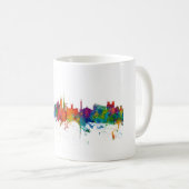Newcastle England Skyline Kaffeetasse (VorderseiteRechts)