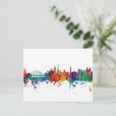 Newcastle England Skyline Postkarte (Stehend Vorderseite)