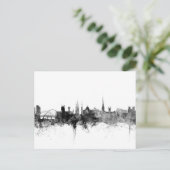 Newcastle England Skyline Postkarte (Stehend Vorderseite)