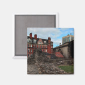 Newcastle-Gebäude Magnet (Vorderseite/Rückseite)