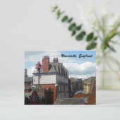 Newcastle-Gebäude Postkarte (Stehend Vorderseite)