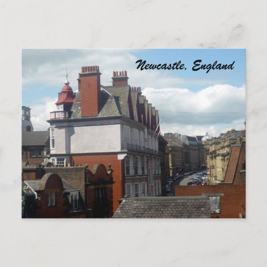 Newcastle-Gebäude Postkarte (Vorderseite)