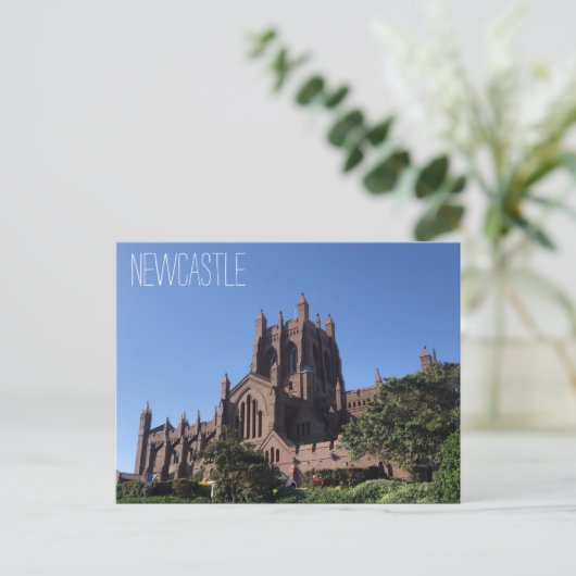 Newcastle-Kathedrale Postkarte (Stehend Vorderseite)