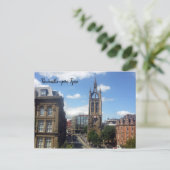 Newcastle Kathedrale Tyne Postkarte (Stehend Vorderseite)