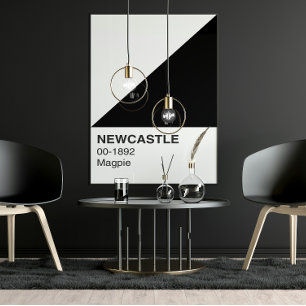 Newcastle Magpie - Vollständige Breite Poster