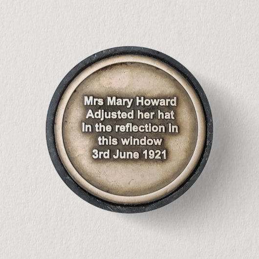 Newcastle Mary 3 Cm Round Abzeichen Button (Vorderseite)