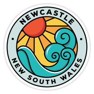 Newcastle, NSW Australia-Aufkleber Aufkleber