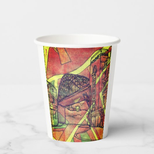 Newcastle Pappbecher (Rückseite)