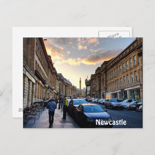 Newcastle Postcard Postkarte (Vorne/Hinten)