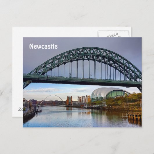 Newcastle Postcard Postkarte (Vorne/Hinten)