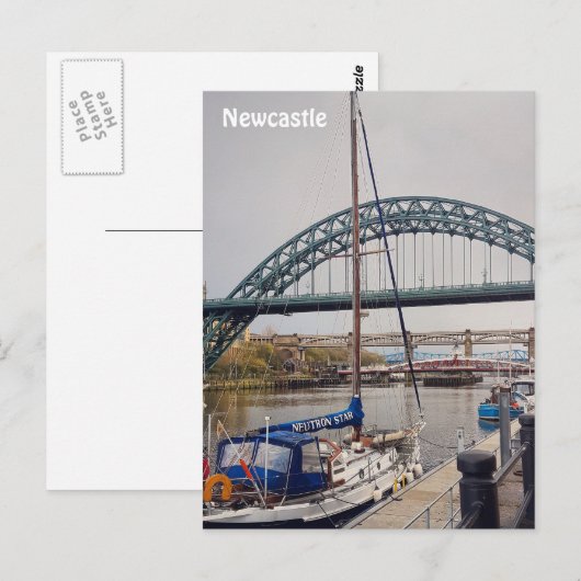 Newcastle Postcard Postkarte (Vorne/Hinten)