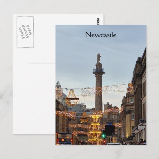 Newcastle Postkarte (Vorne/Hinten)