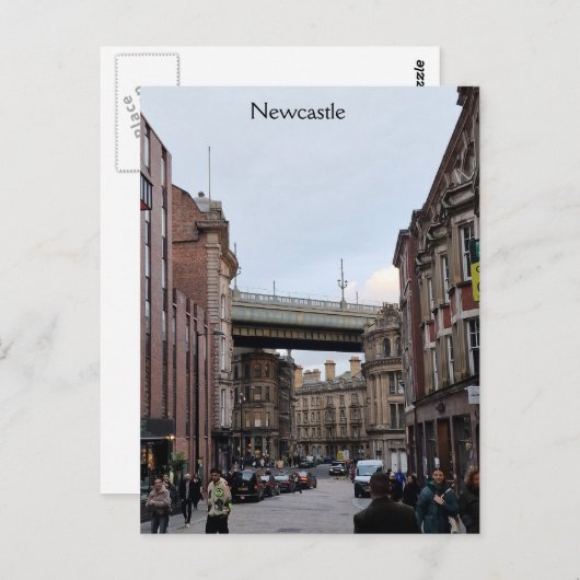 Newcastle Postkarte (Vorne/Hinten)