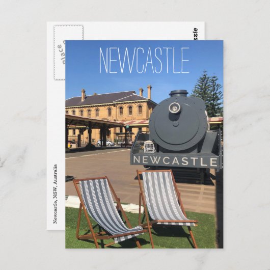 Newcastle Postkarte (Vorne/Hinten)
