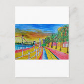 Newcastle Quayside Postkarte (Vorderseite)