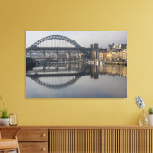 Newcastle Quayside & the Tyne Bridge Leinwanddruck (Insitu (Wohnzimmer))