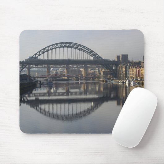 Newcastle Quayside & the Tyne Bridge Mousepad (Mit Mouse)