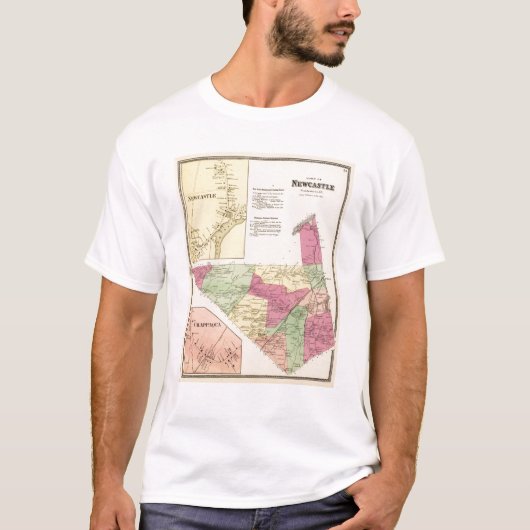 Newcastle, Stadt T-Shirt (Vorderseite)