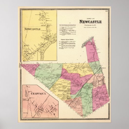 Newcastle, Town Poster (Vorne)