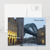 Newcastle - Tyne Bridge Postkarte (Vorne/Hinten)